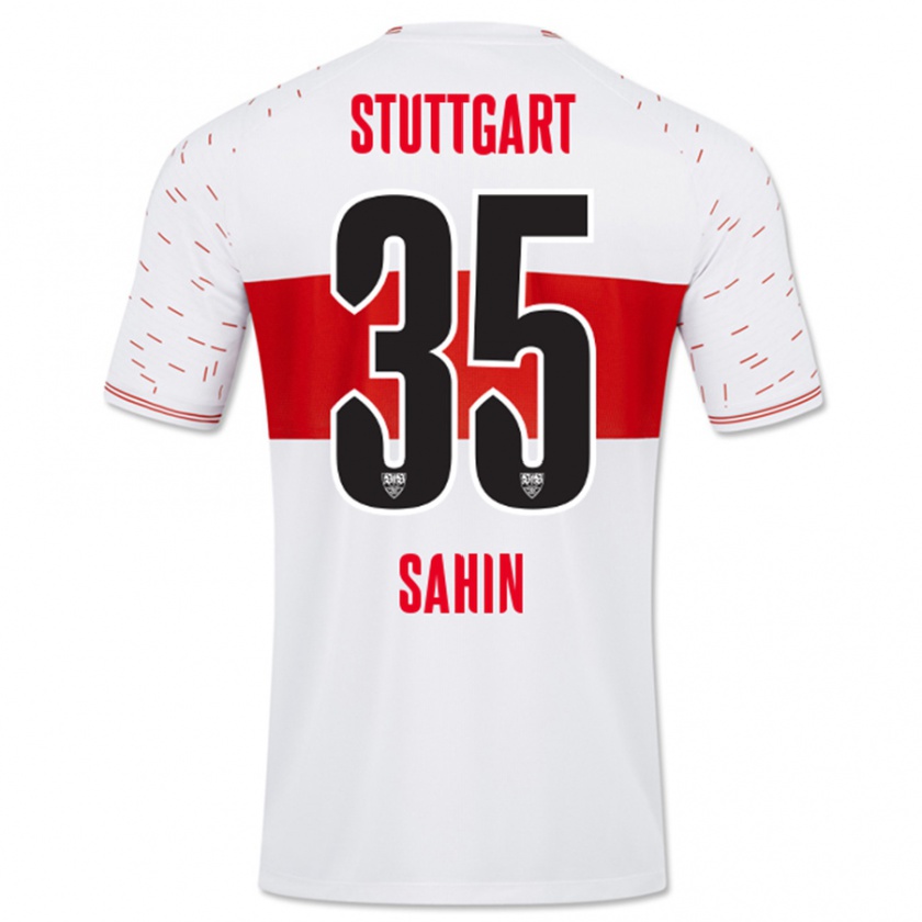 Kandiny Kinderen Mehmet Sahin #35 Wit Thuisshirt Thuistenue 2023/24 T-Shirt België