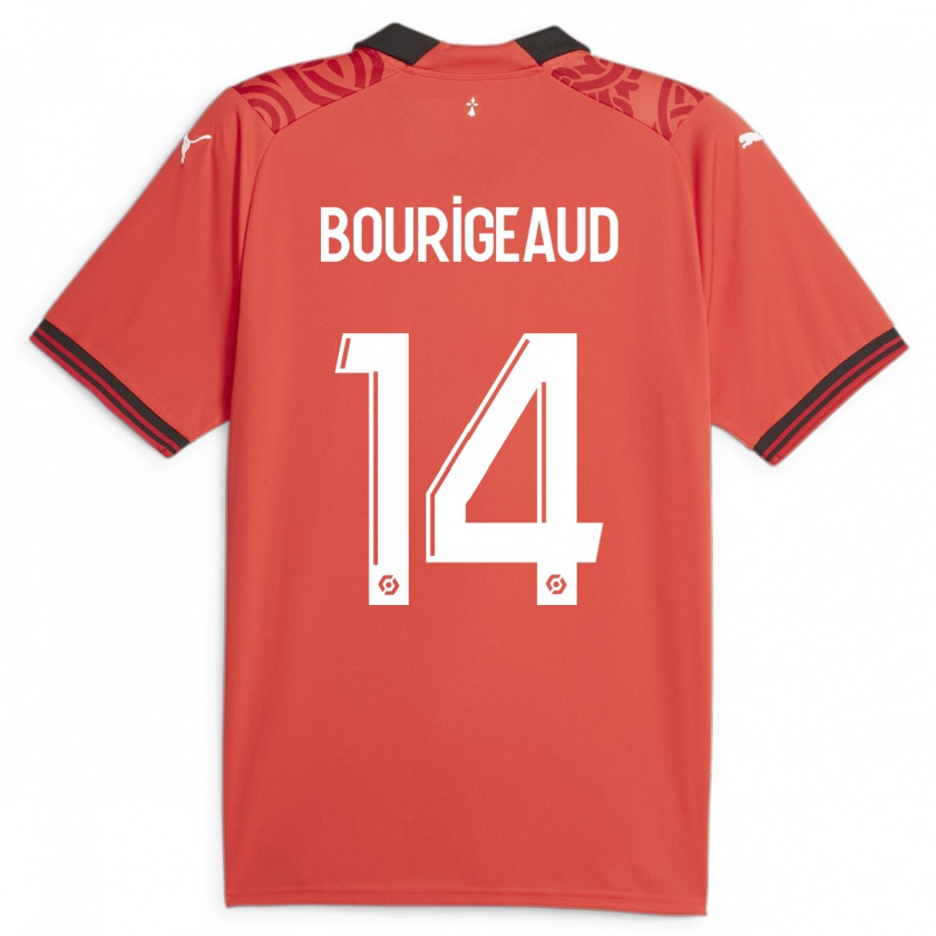 Kandiny Kinder Benjamin Bourigeaud #14 Rot Heimtrikot Trikot 2023/24 T-Shirt Österreich