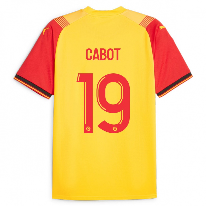 Kandiny Bambino Maglia Jimmy Cabot #19 Giallo Kit Gara Home 2023/24 Maglietta