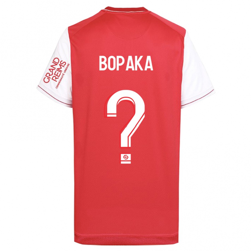 Kandiny Bambino Maglia Yohann Bopaka #0 Rosso Kit Gara Home 2023/24 Maglietta