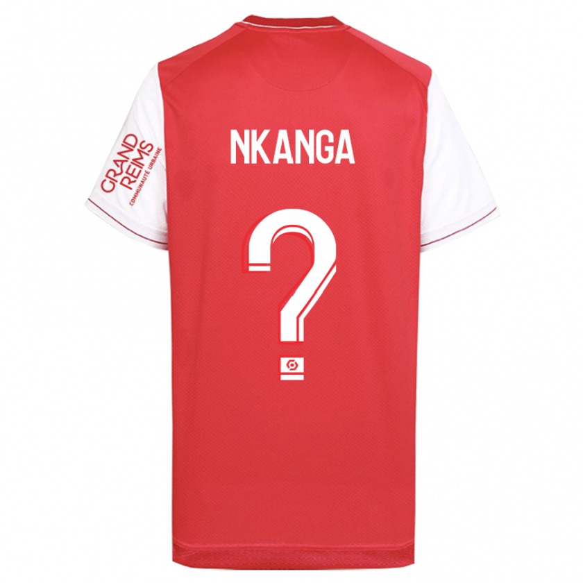 Kandiny Kinderen Dayvin Nkanga #0 Rood Thuisshirt Thuistenue 2023/24 T-Shirt België