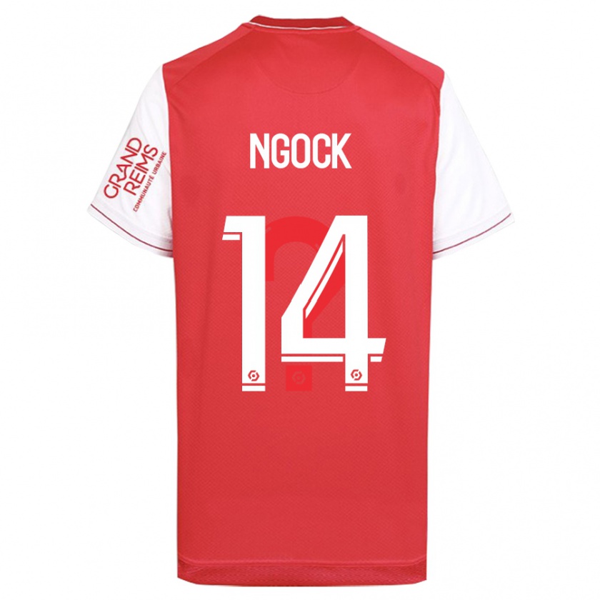 Kandiny Bambino Maglia Monique Ngock #14 Rosso Kit Gara Home 2023/24 Maglietta