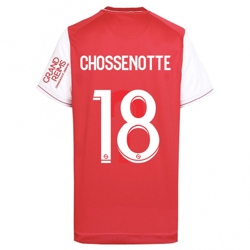 Kandiny Kinderen Shana Chossenotte #18 Rood Thuisshirt Thuistenue 2023/24 T-Shirt België