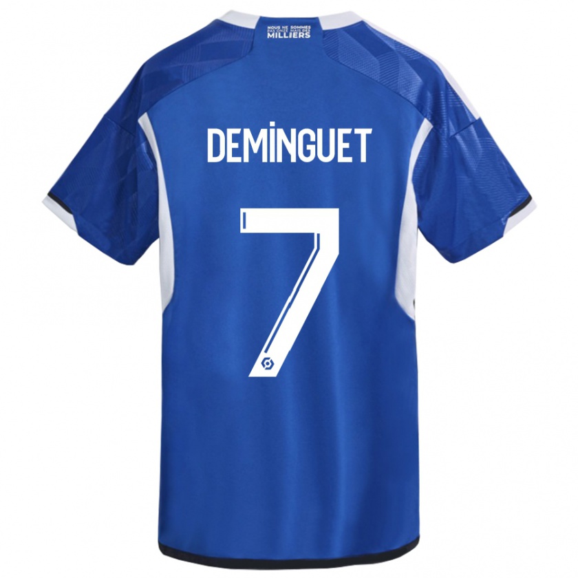 Kandiny Kinder Jessy Deminguet #7 Blau Heimtrikot Trikot 2023/24 T-Shirt Österreich