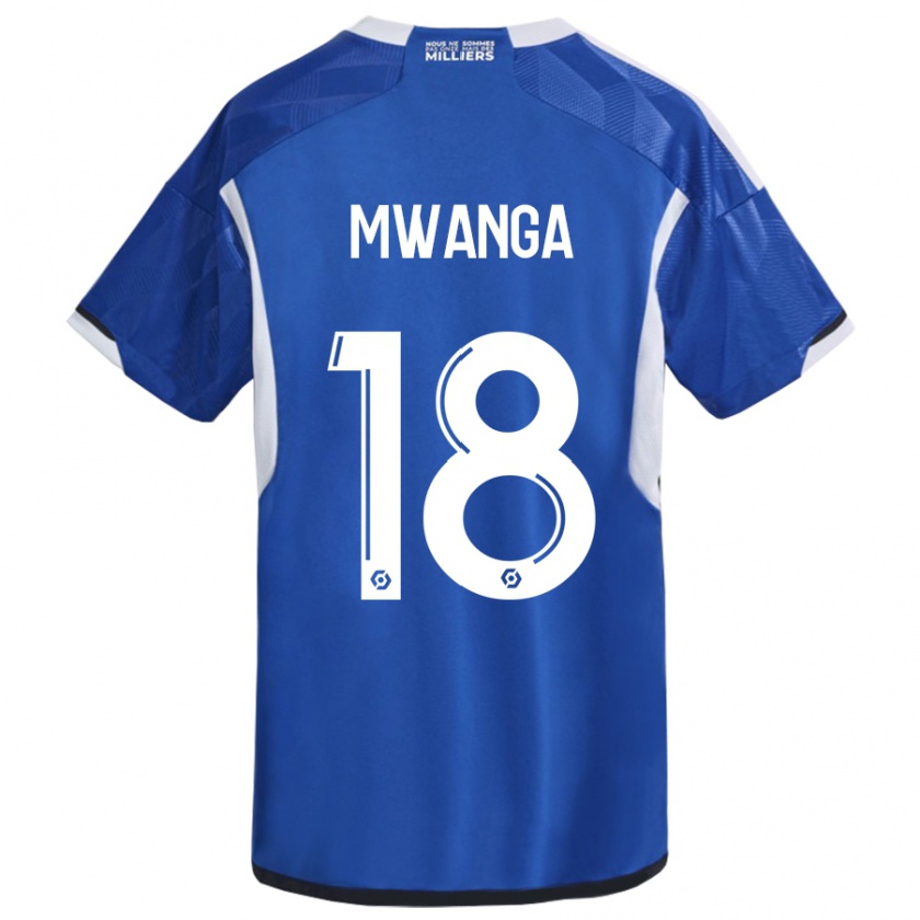 Kandiny Kinderen Junior Mwanga #18 Blauw Thuisshirt Thuistenue 2023/24 T-Shirt België