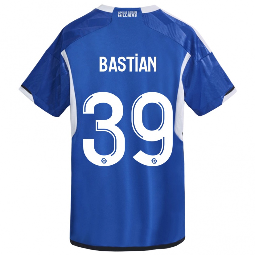 Kandiny Kinder Maxime Bastian #39 Blau Heimtrikot Trikot 2023/24 T-Shirt Österreich