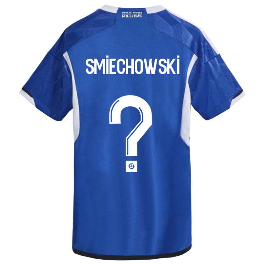 Kandiny Kinder Artur Smiechowski #0 Blau Heimtrikot Trikot 2023/24 T-Shirt Österreich