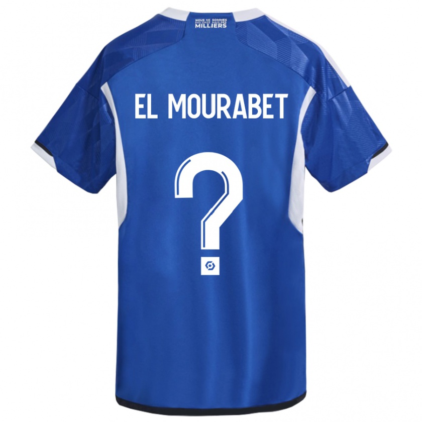 Kandiny Kinder Samir El Mourabet #0 Blau Heimtrikot Trikot 2023/24 T-Shirt Österreich