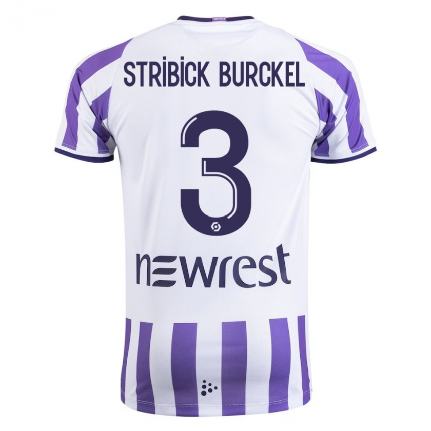 Kandiny Bambino Maglia Laetitia Stribick-Burckel #3 Bianco Kit Gara Home 2023/24 Maglietta