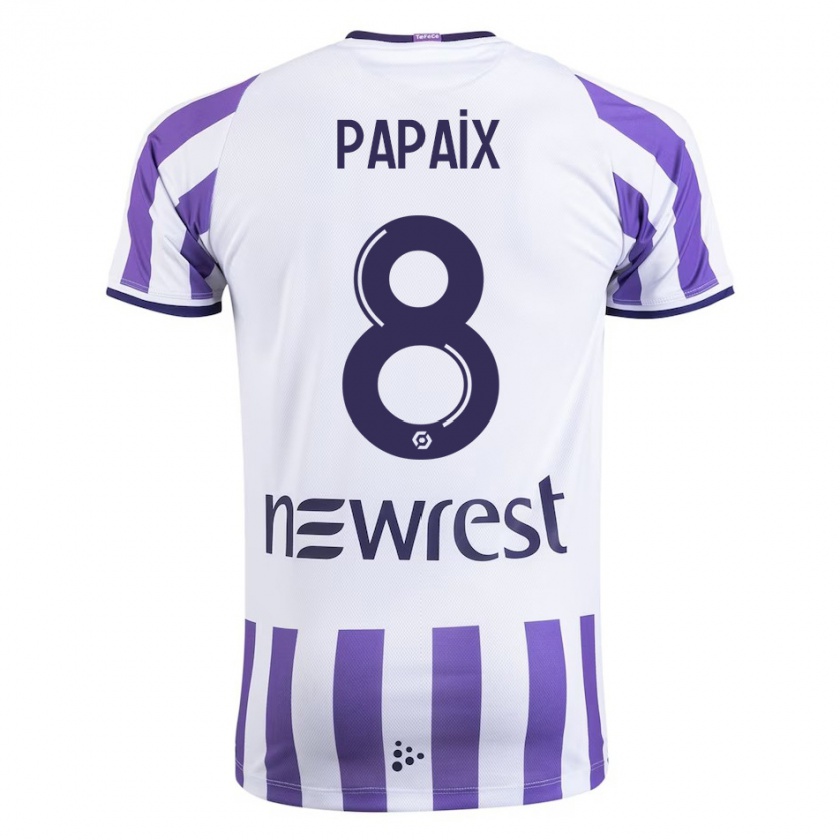 Kandiny Bambino Maglia Pauline Papaix #8 Bianco Kit Gara Home 2023/24 Maglietta