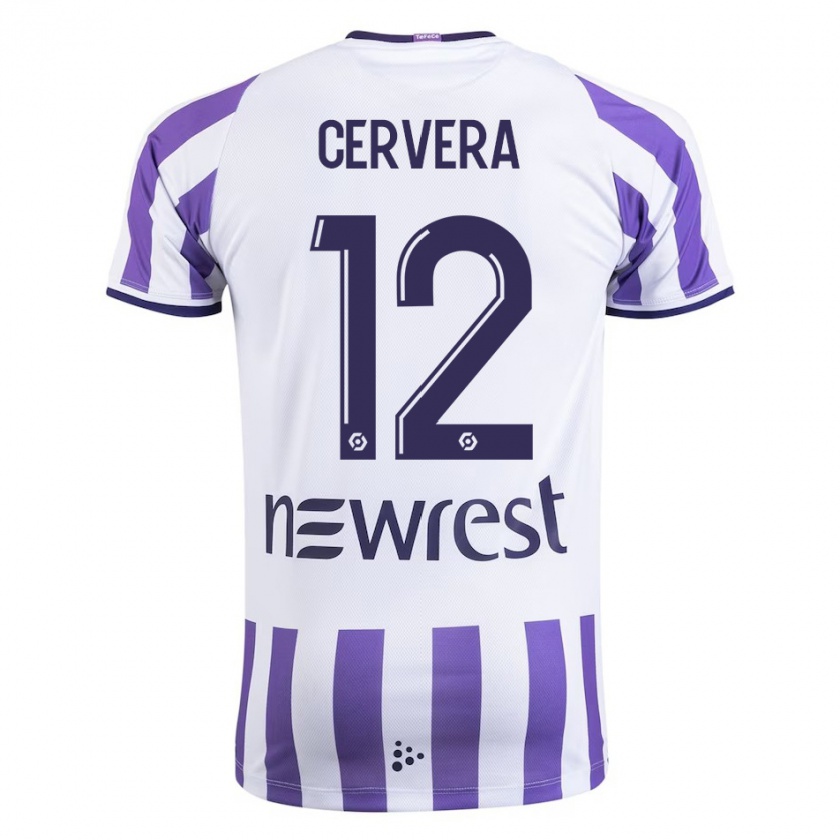 Kandiny Niño Camiseta Laurianne Cervera #12 Blanco 1ª Equipación 2023/24 La Camisa