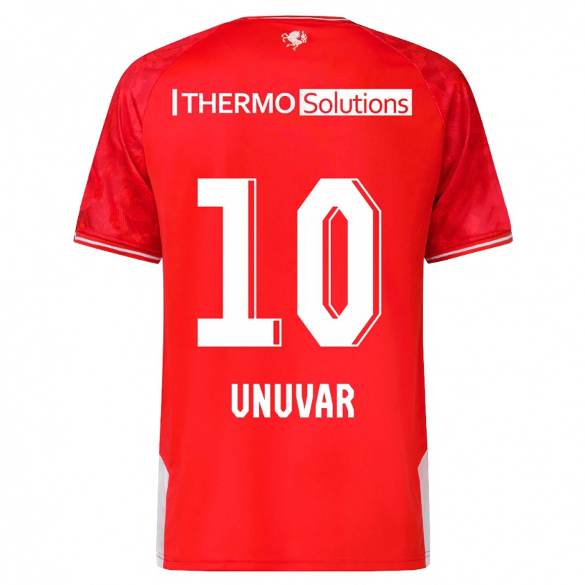 Kandiny Niño Camiseta Naci Ünüvar #10 Rojo 1ª Equipación 2023/24 La Camisa