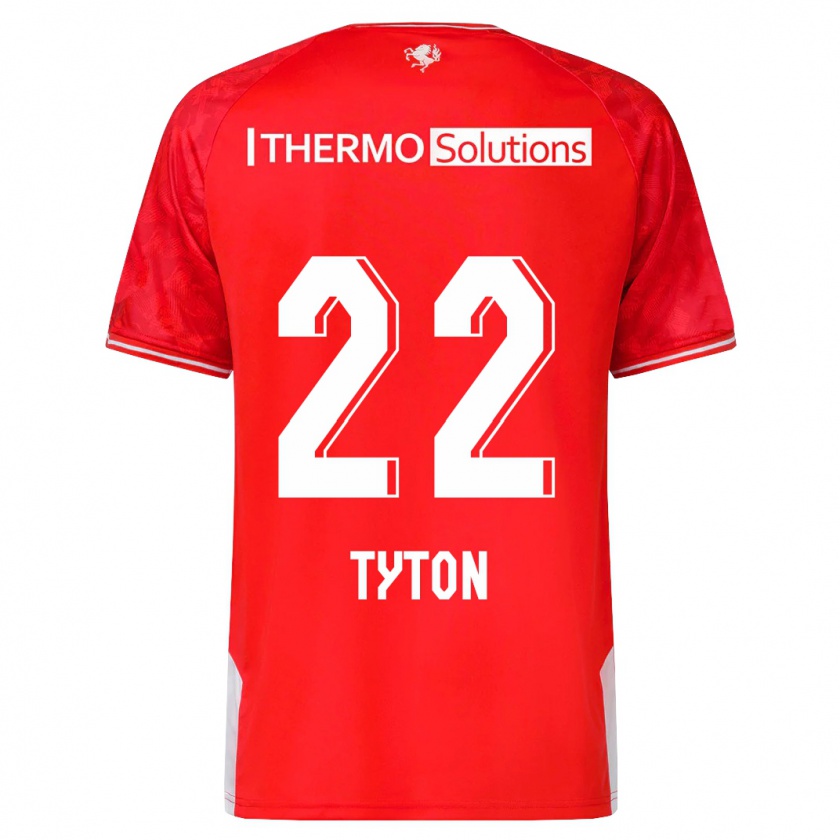 Kandiny Kinder Przemyslaw Tyton #22 Rot Heimtrikot Trikot 2023/24 T-Shirt Österreich