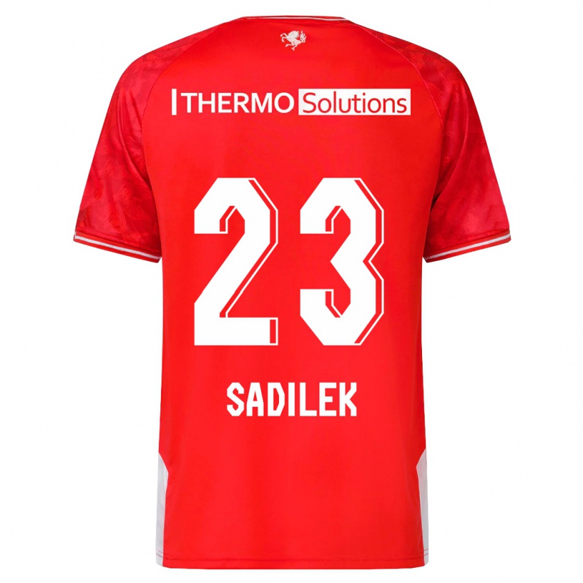 Kandiny Niño Camiseta Michal Sadilek #23 Rojo 1ª Equipación 2023/24 La Camisa