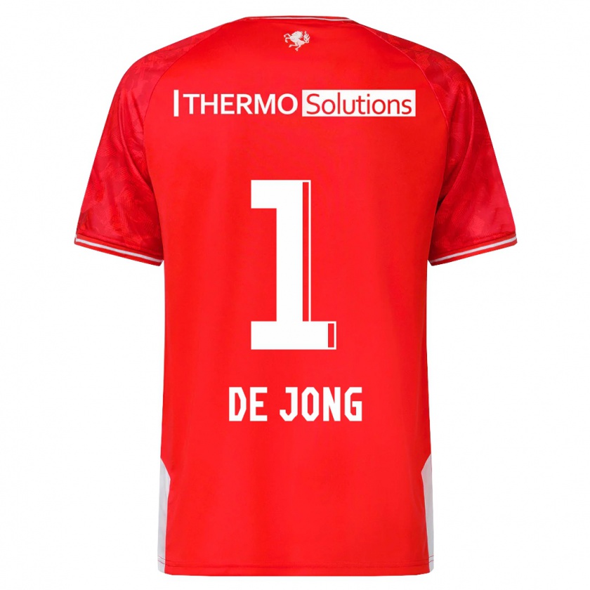 Kandiny Kinder Daniëlle De Jong #1 Rot Heimtrikot Trikot 2023/24 T-Shirt Österreich