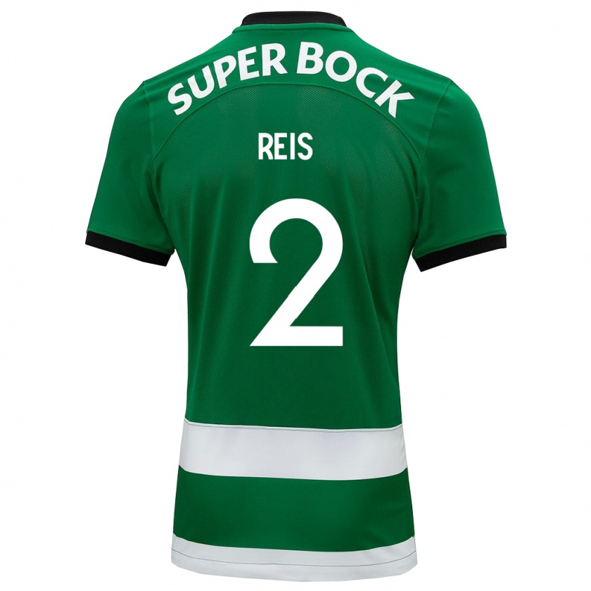 Kandiny Niño Camiseta Matheus Reis #2 Verde 1ª Equipación 2023/24 La Camisa