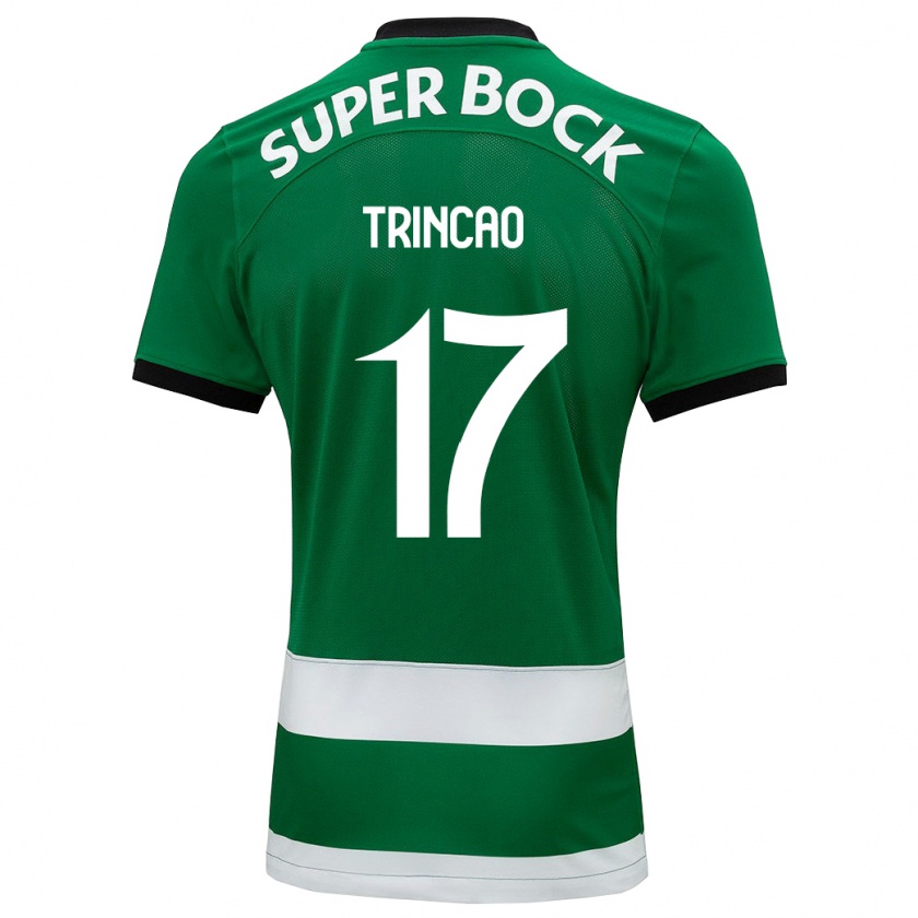 Kandiny Bambino Maglia Trincão #17 Verde Kit Gara Home 2023/24 Maglietta