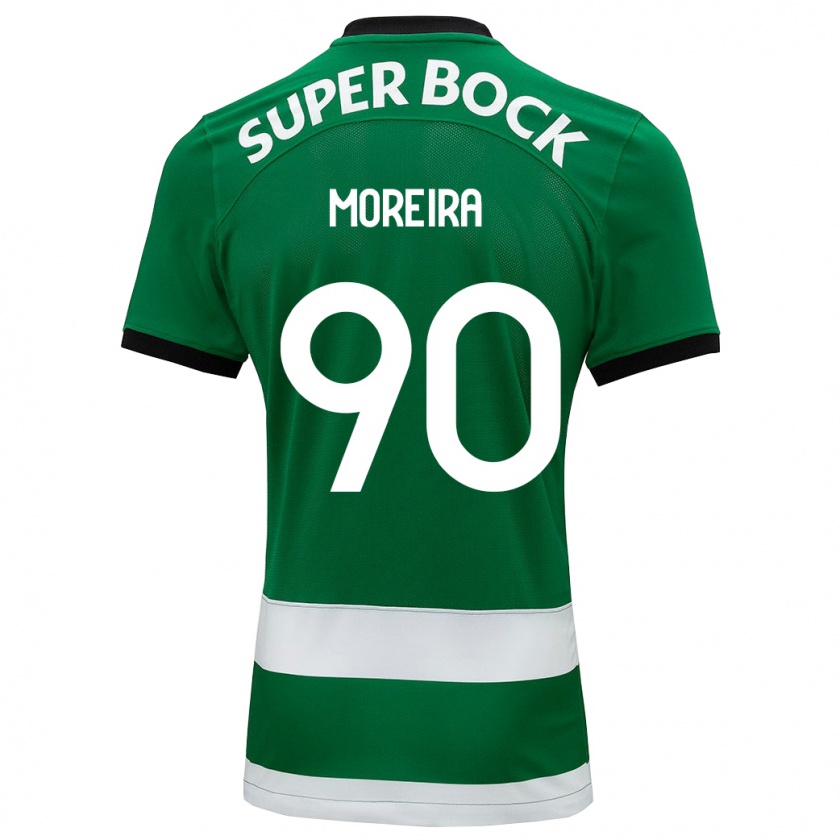 Kandiny Niño Camiseta Afonso Moreira #90 Verde 1ª Equipación 2023/24 La Camisa