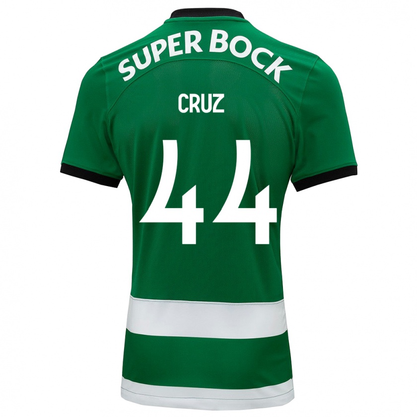 Kandiny Bambino Maglia Marco Cruz #44 Verde Kit Gara Home 2023/24 Maglietta