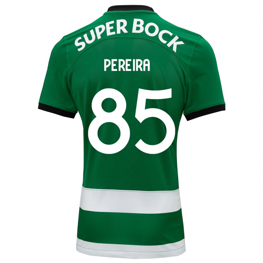 Kandiny Bambino Maglia João Pereira #85 Verde Kit Gara Home 2023/24 Maglietta