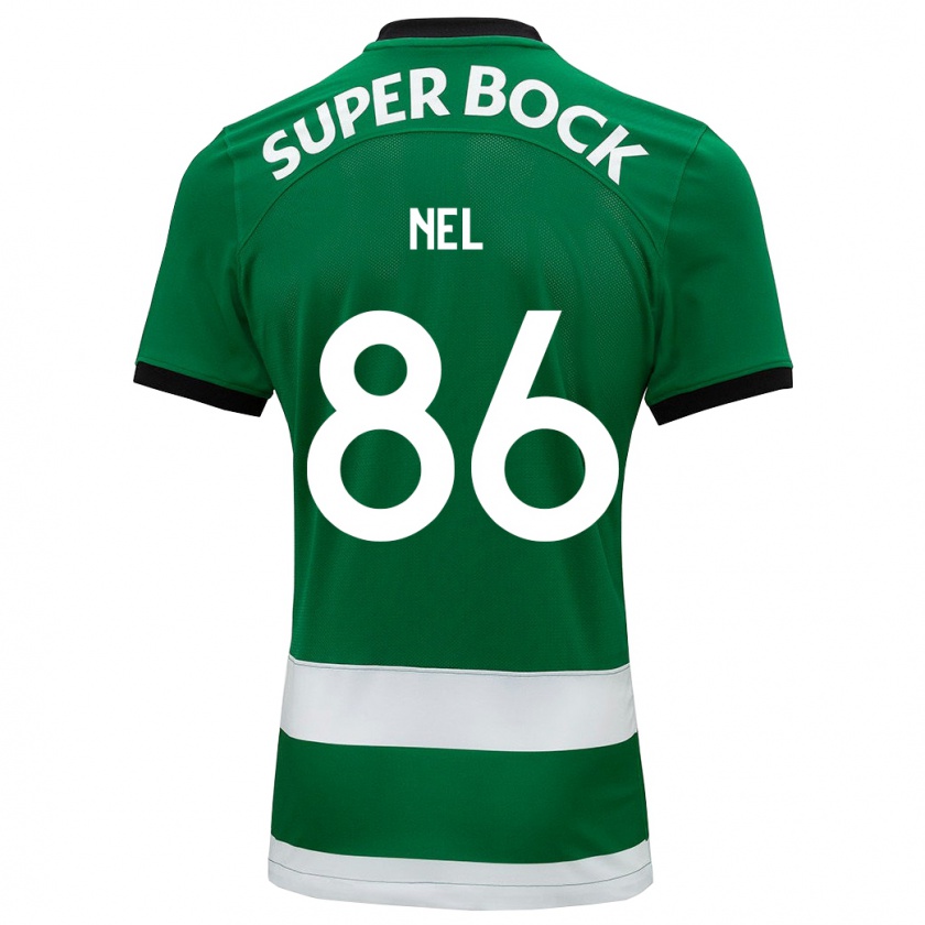 Kandiny Niño Camiseta Rafael Nel #86 Verde 1ª Equipación 2023/24 La Camisa