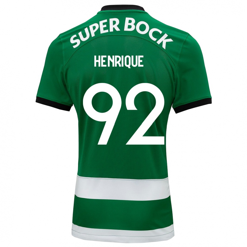 Kandiny Niño Camiseta Eduardo Henrique #92 Verde 1ª Equipación 2023/24 La Camisa