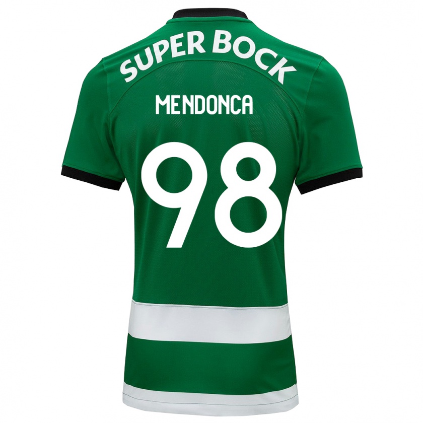 Kandiny Niño Camiseta Manuel Mendonça #98 Verde 1ª Equipación 2023/24 La Camisa