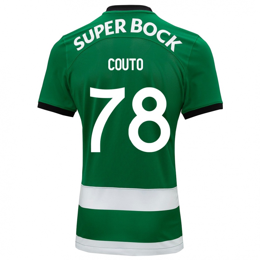 Kandiny Niño Camiseta Mauro Couto #78 Verde 1ª Equipación 2023/24 La Camisa