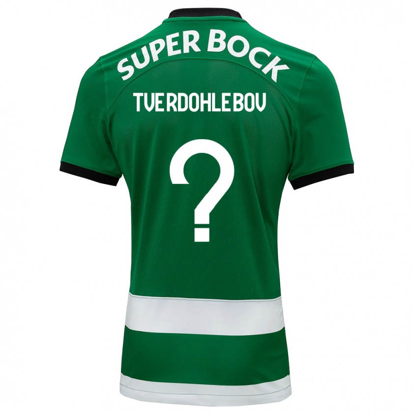 Kandiny Niño Camiseta Alex Tverdohlebov #0 Verde 1ª Equipación 2023/24 La Camisa