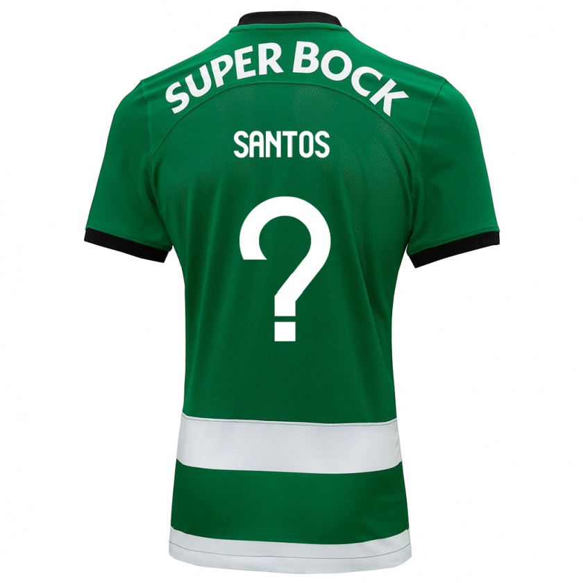 Kandiny Niño Camiseta Denilson Santos #0 Verde 1ª Equipación 2023/24 La Camisa