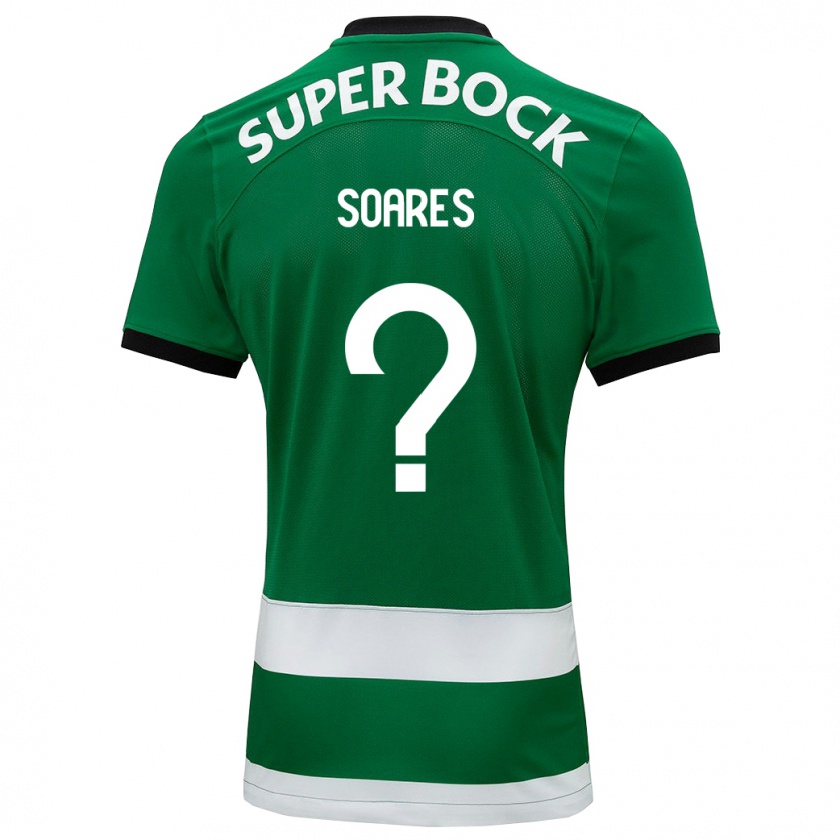 Kandiny Bambino Maglia Simão Soares #0 Verde Kit Gara Home 2023/24 Maglietta