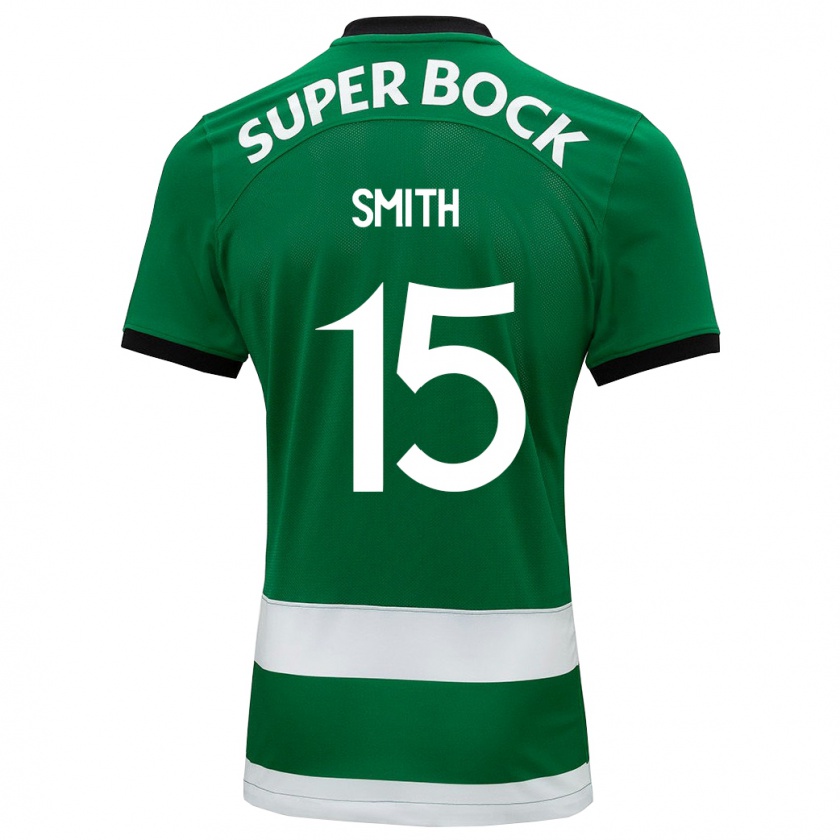 Kandiny Niño Camiseta Olivia Smith #15 Verde 1ª Equipación 2023/24 La Camisa