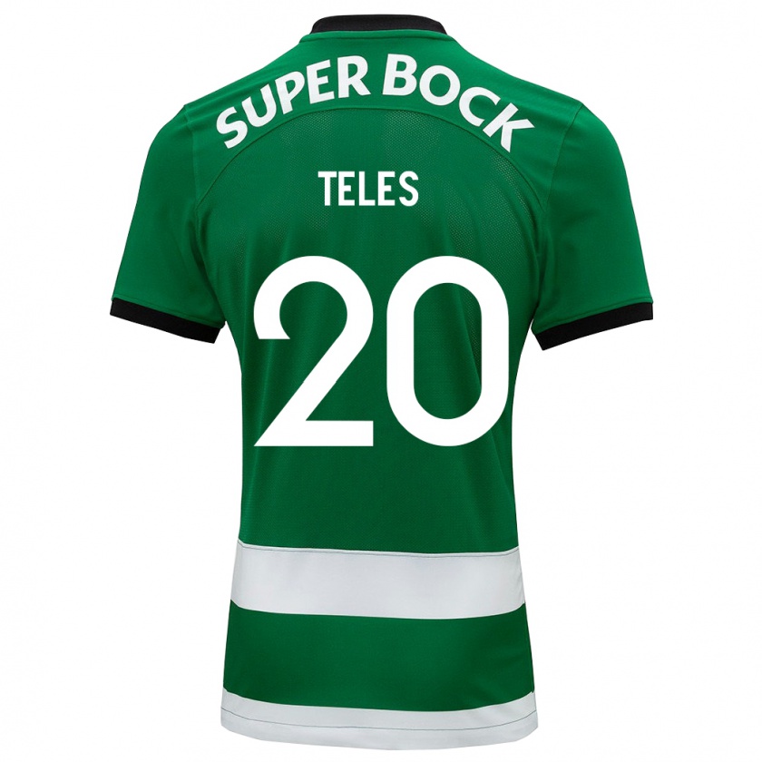 Kandiny Niño Camiseta Ana Isabel Teles #20 Verde 1ª Equipación 2023/24 La Camisa