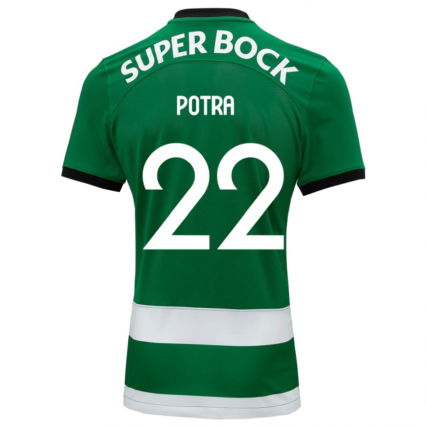 Kandiny Niño Camiseta Catarina Sofia Branco Potra #22 Verde 1ª Equipación 2023/24 La Camisa