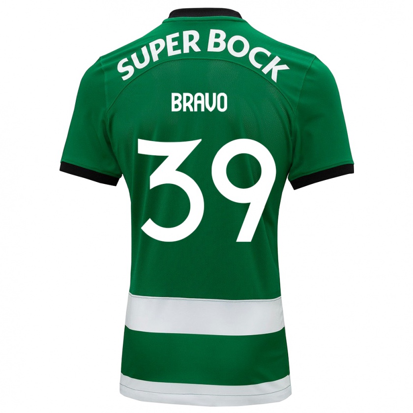 Kandiny Niño Camiseta Bravo #39 Verde 1ª Equipación 2023/24 La Camisa