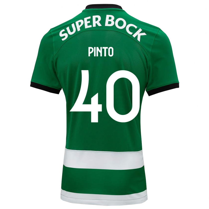 Kandiny Niño Camiseta Rita Pinto De Almeida #40 Verde 1ª Equipación 2023/24 La Camisa