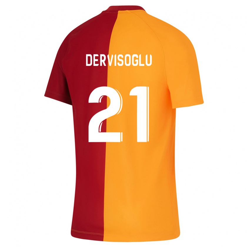 Kandiny Bambino Maglia Halil Dervişoğlu #21 Arancia Kit Gara Home 2023/24 Maglietta