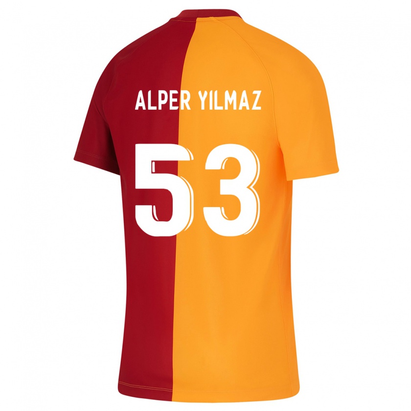 Kandiny Niño Camiseta Barış Alper Yılmaz #53 Naranja 1ª Equipación 2023/24 La Camisa