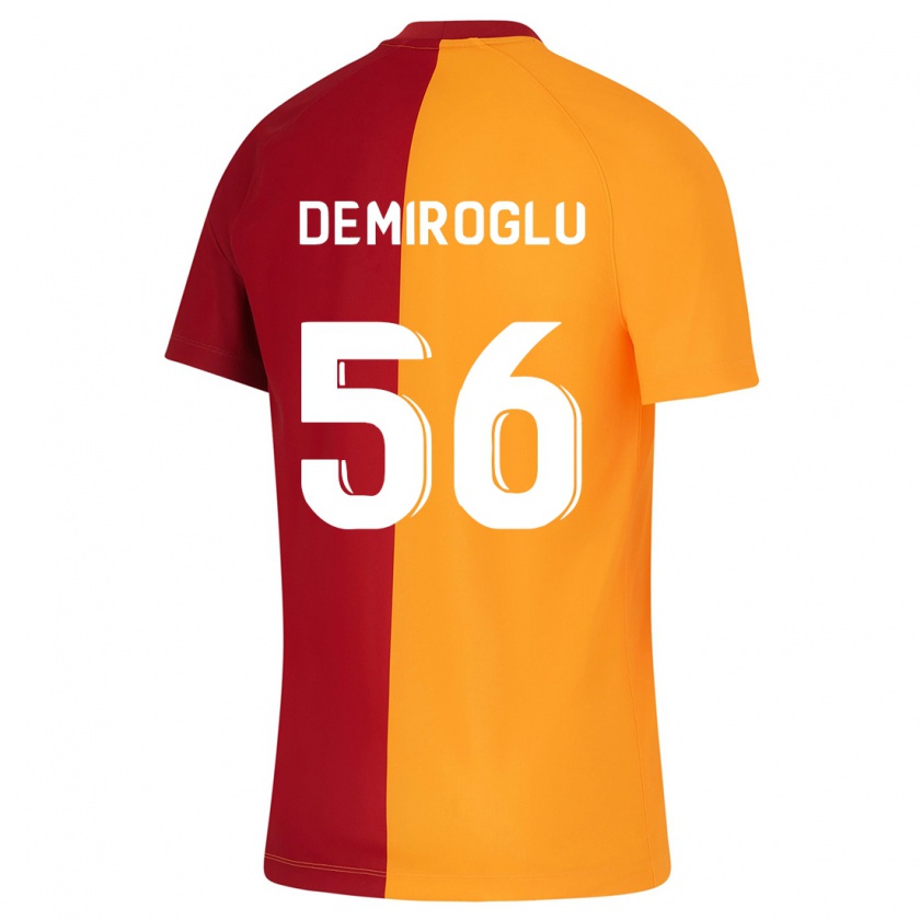 Kandiny Niño Camiseta Baran Demiroğlu #56 Naranja 1ª Equipación 2023/24 La Camisa