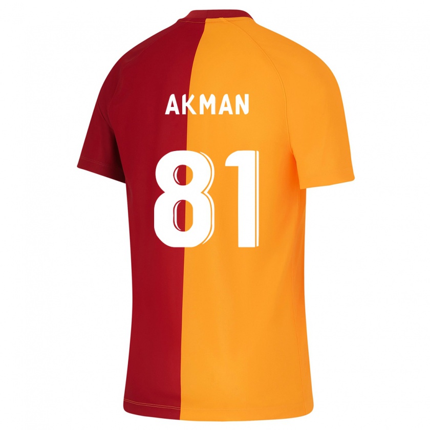 Kandiny Niño Camiseta Hamza Akman #81 Naranja 1ª Equipación 2023/24 La Camisa