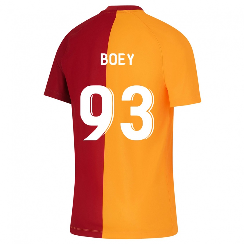 Kandiny Bambino Maglia Sacha Boey #93 Arancia Kit Gara Home 2023/24 Maglietta