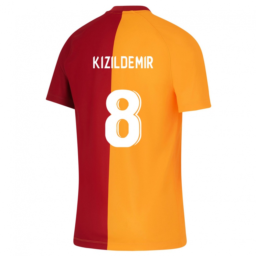 Kandiny Bambino Maglia Berk Kizildemir #8 Arancia Kit Gara Home 2023/24 Maglietta