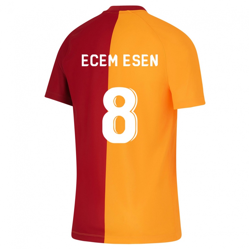 Kandiny Niño Camiseta Emine Ecem Esen #8 Naranja 1ª Equipación 2023/24 La Camisa