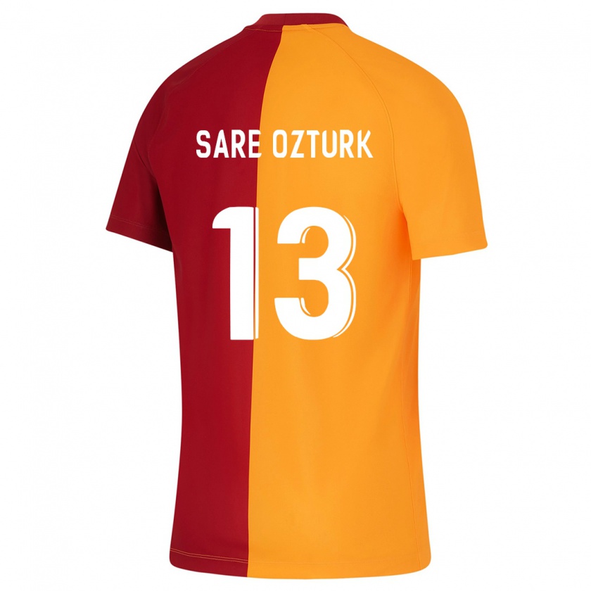 Kandiny Niño Camiseta Fatma Sare Öztürk #13 Naranja 1ª Equipación 2023/24 La Camisa