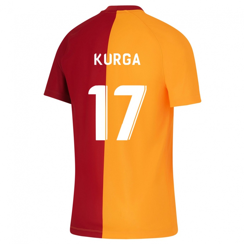 Kandiny Bambino Maglia Handan Kurğa #17 Arancia Kit Gara Home 2023/24 Maglietta