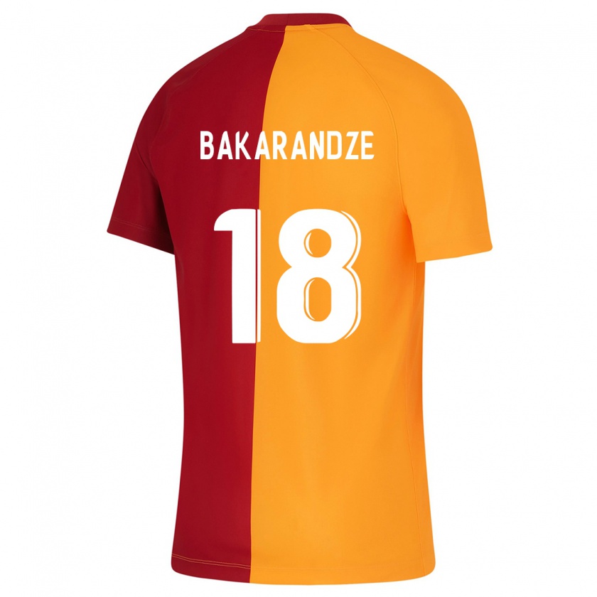 Kandiny Kinderen Kristina Bakarandze #18 Oranje Thuisshirt Thuistenue 2023/24 T-Shirt België