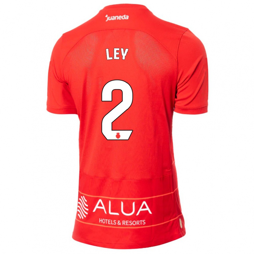 Kandiny Bambino Maglia Yuzún Ley #2 Rosso Kit Gara Home 2023/24 Maglietta