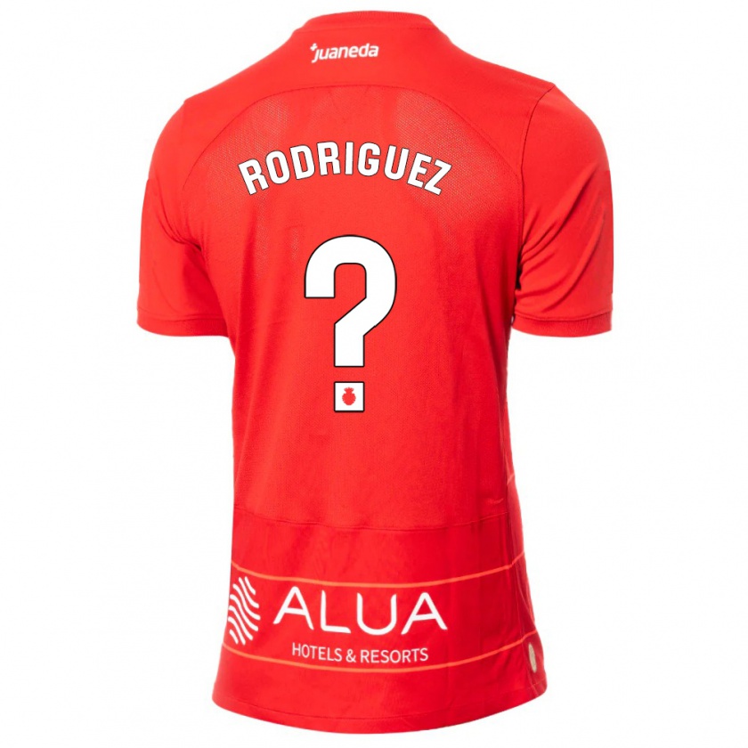 Kandiny Kinder Gabriel Rodríguez #0 Rot Heimtrikot Trikot 2023/24 T-Shirt Österreich