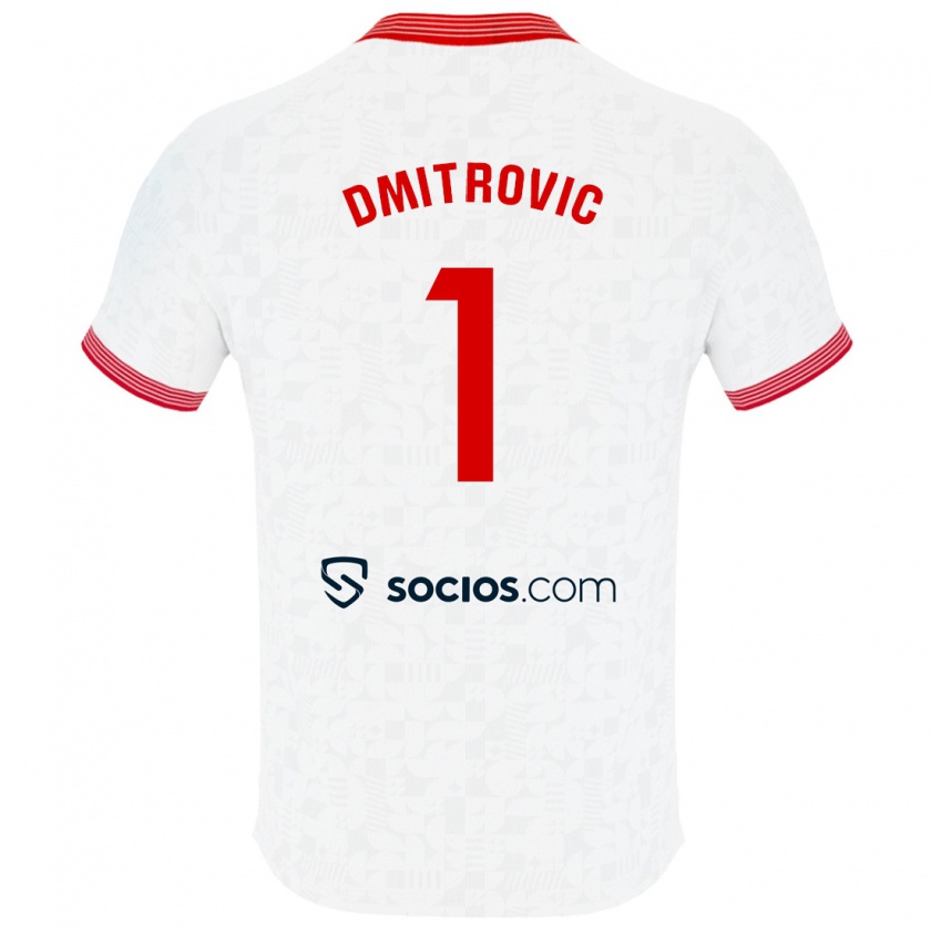 Kandiny Kinder Marko Dmitrović #1 Weiß Heimtrikot Trikot 2023/24 T-Shirt Österreich