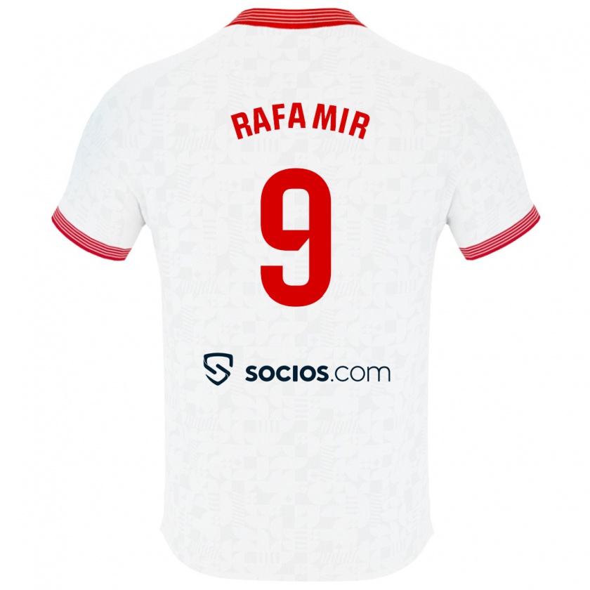 Kandiny Niño Camiseta Rafa Mir #9 Blanco 1ª Equipación 2023/24 La Camisa México